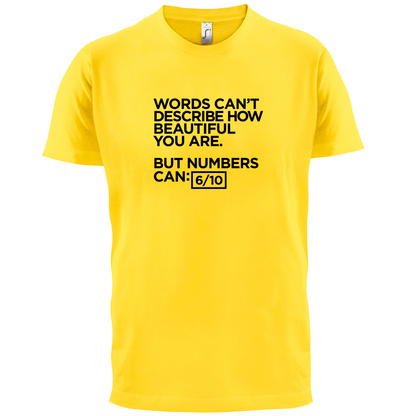 Words Can't Describe Beauty T Shirt