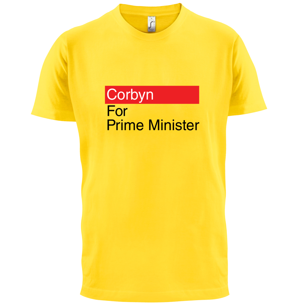 Corbyn For Prime Minister T Shirt