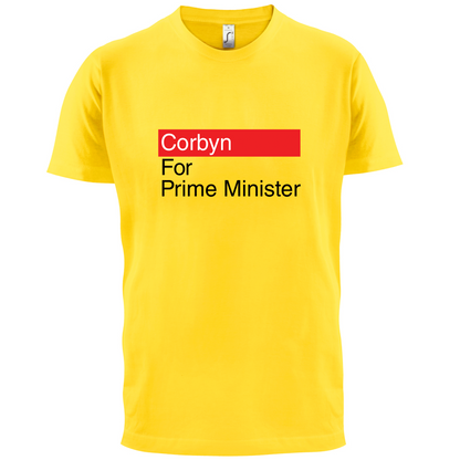 Corbyn For Prime Minister T Shirt