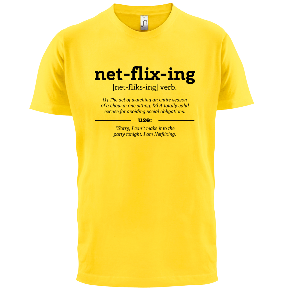 Definition Netflix T Shirt