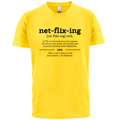Definition Netflix T Shirt