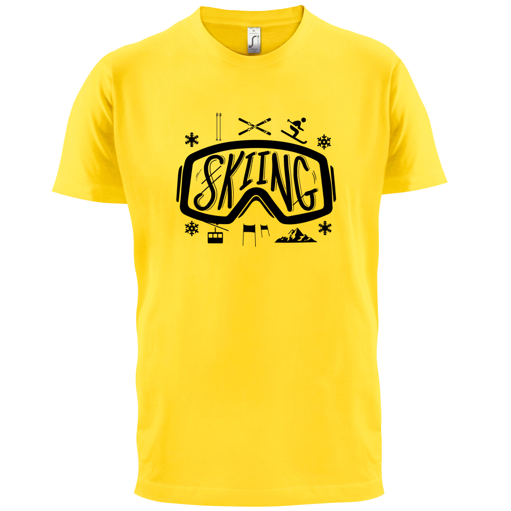 Skiing Goggles T Shirt