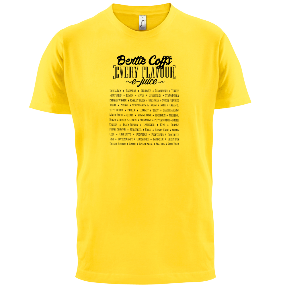 E-Juice Flavours T Shirt