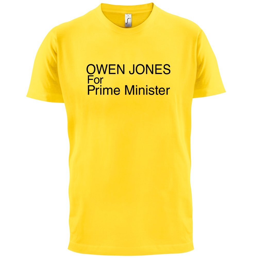 Owen Jones for Prime Minister T Shirt