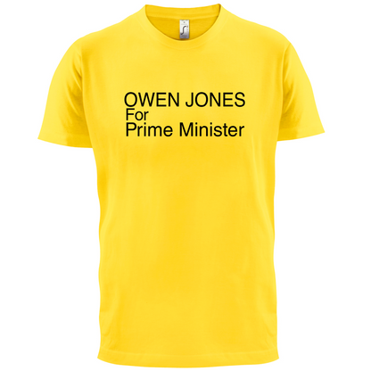 Owen Jones for Prime Minister T Shirt