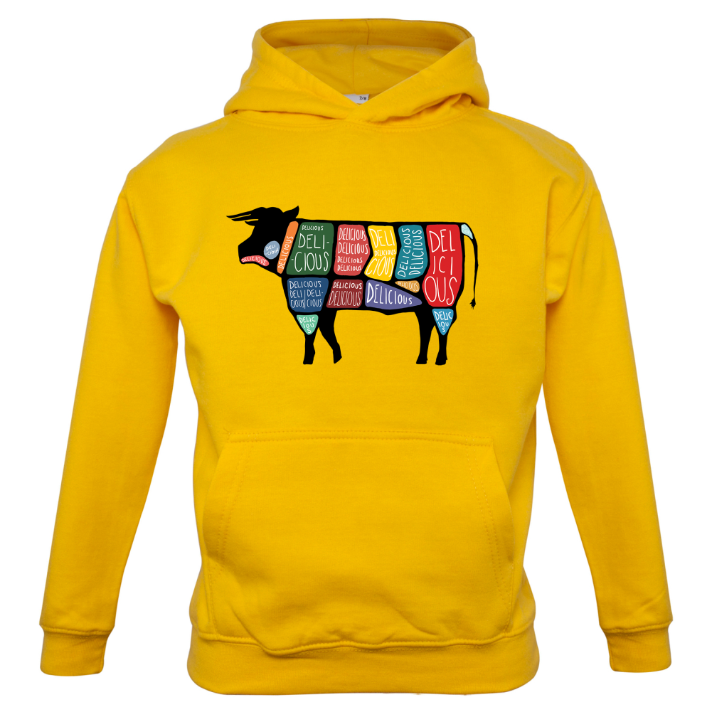 Delicious Cow Kids T Shirt