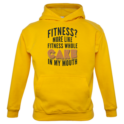 Fitness Cake In My Mouth Kids T Shirt