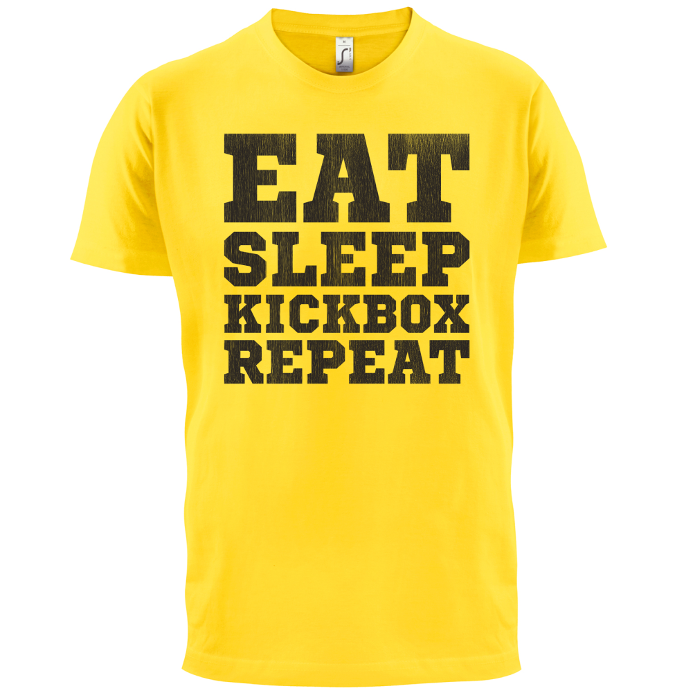 Eat Sleep Kickbox REPEAT T Shirt
