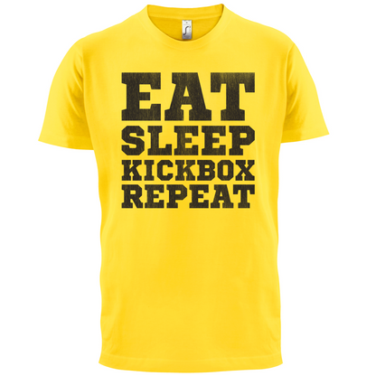 Eat Sleep Kickbox REPEAT T Shirt