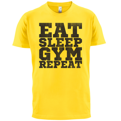 Eat Sleep Gym REPEAT T Shirt