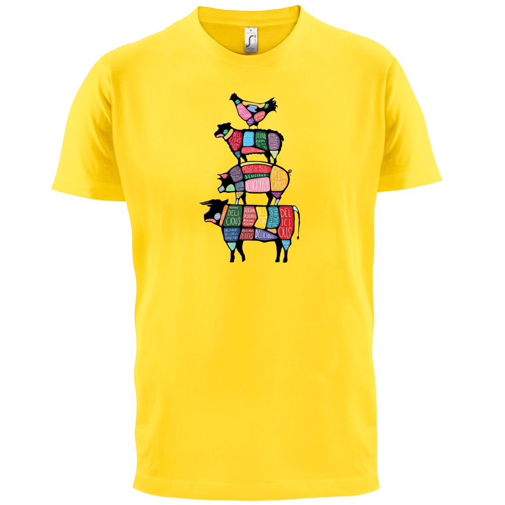 Meat Stack Diagram T Shirt