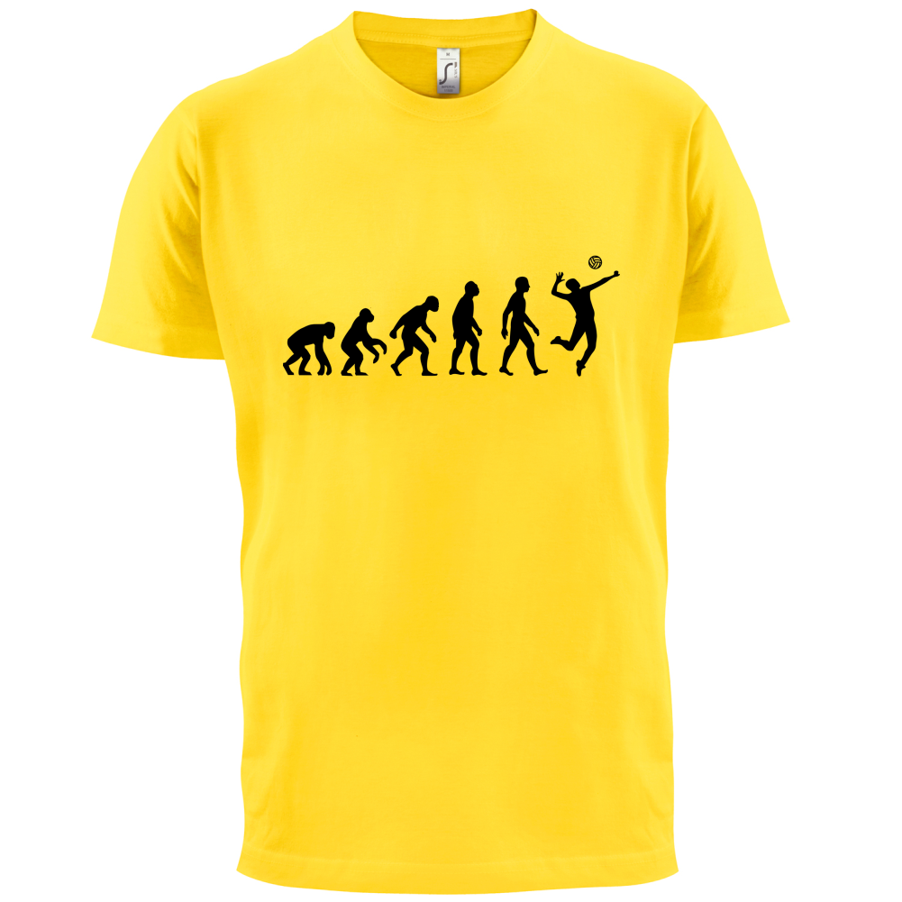 Evolution of Man Volleyball T Shirt