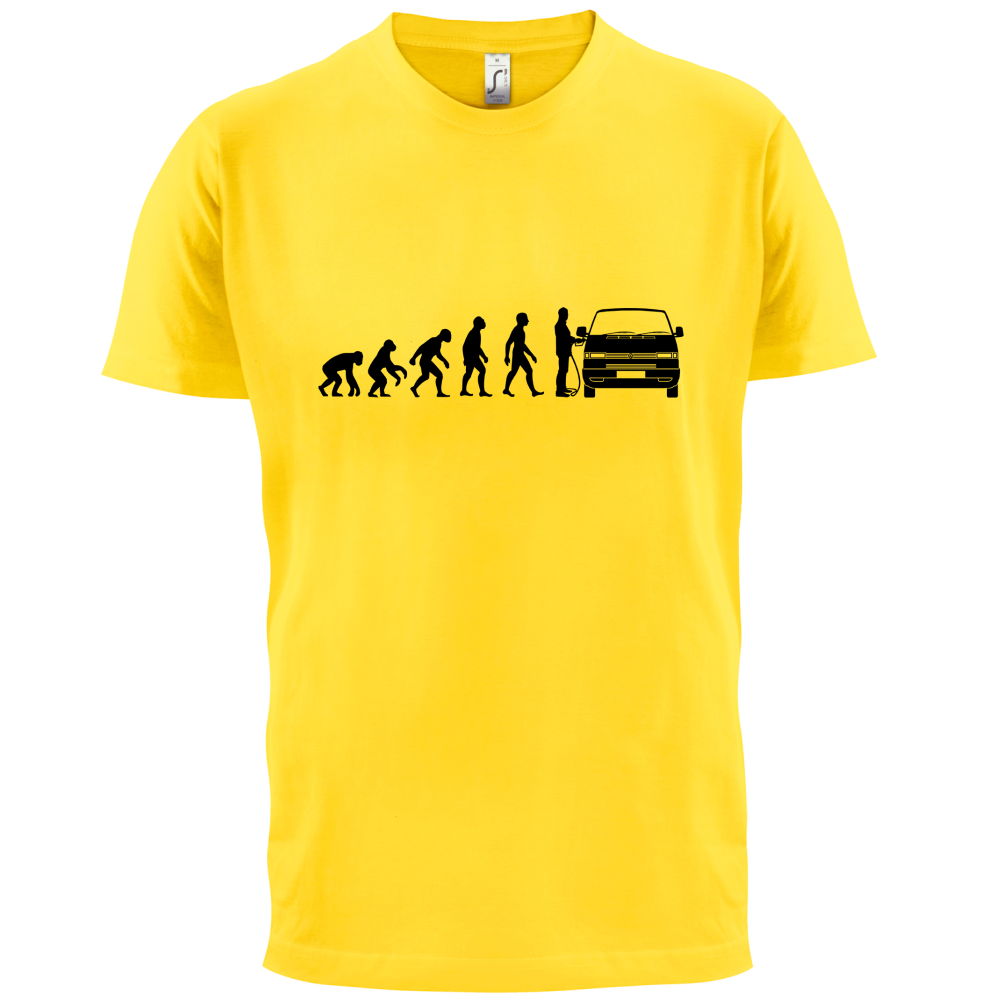 Evolution of Man T4 Campervan T Shirt