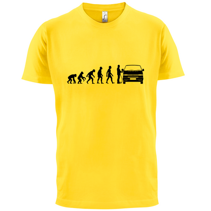 Evolution of Man T4 Campervan T Shirt