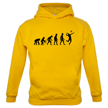 Evolution of Man Volleyball Kids T Shirt