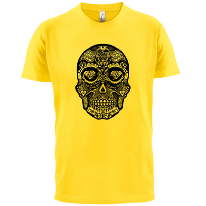 Mexican Sugar Candy Skull T Shirt