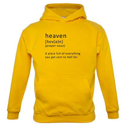 Funny Definition Heaven Kids T Shirt