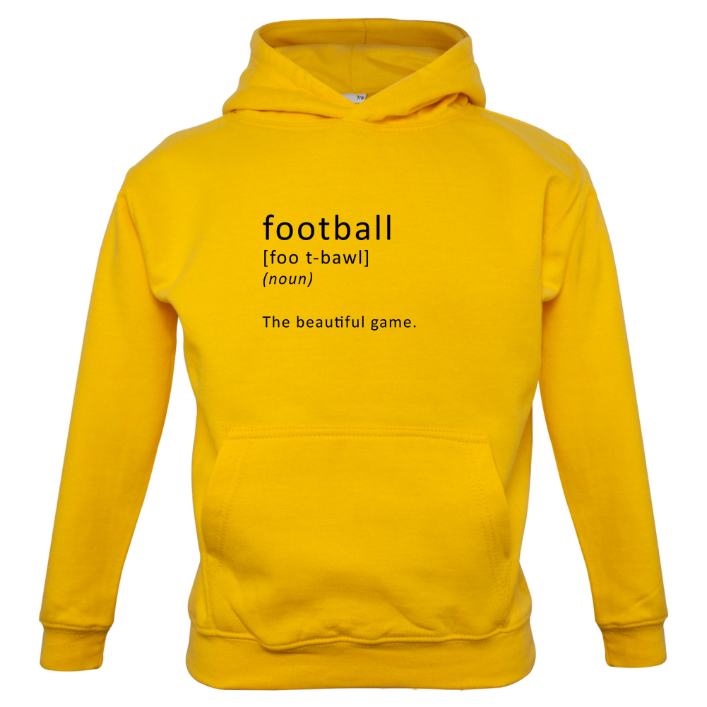 Funny Definition Football Kids T Shirt