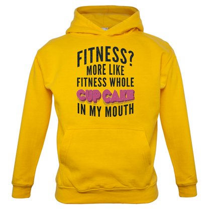 Fitness Cupcake In My Mouth Kids T Shirt
