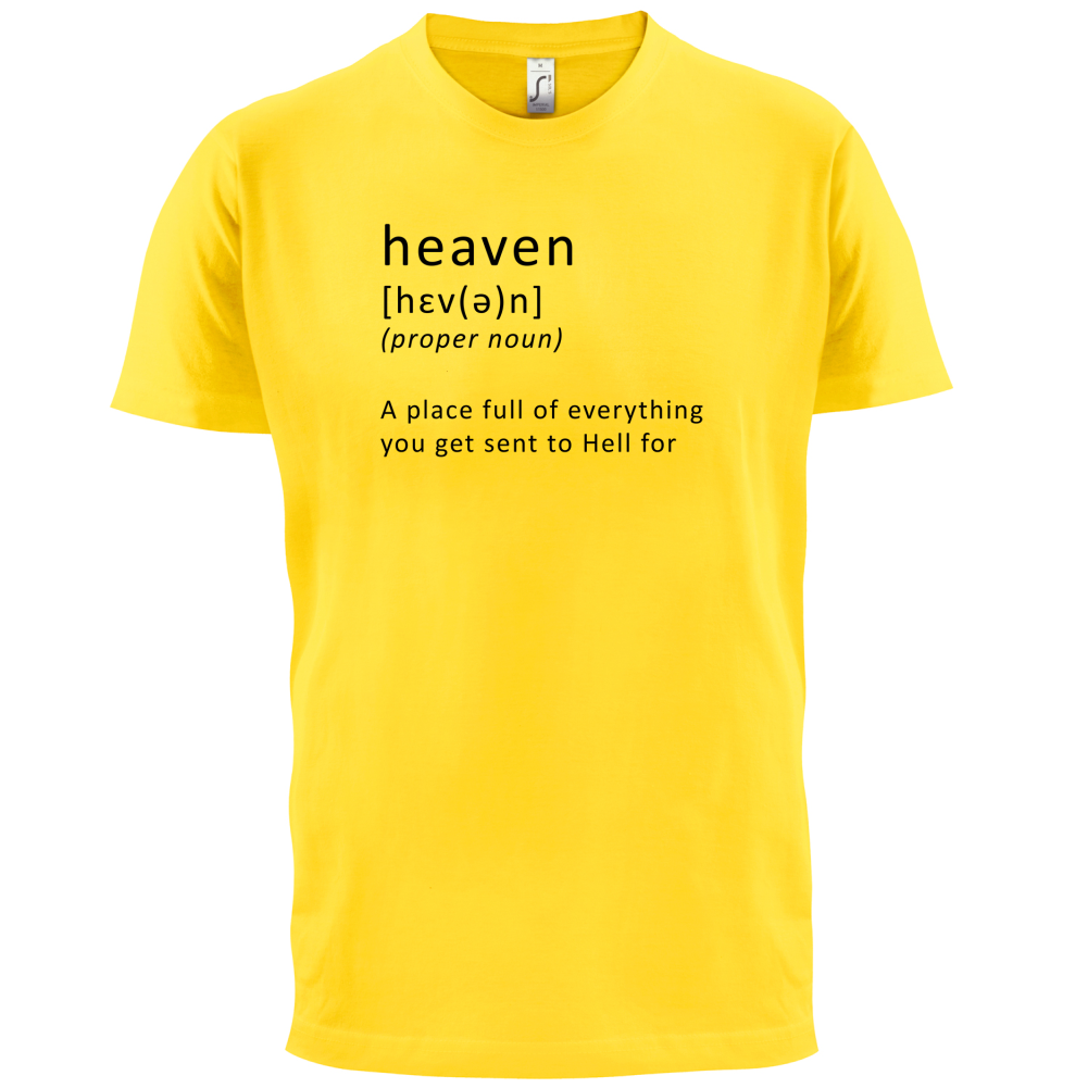 Funny Definition Heaven T Shirt