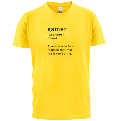 Funny Definition Gamer T Shirt