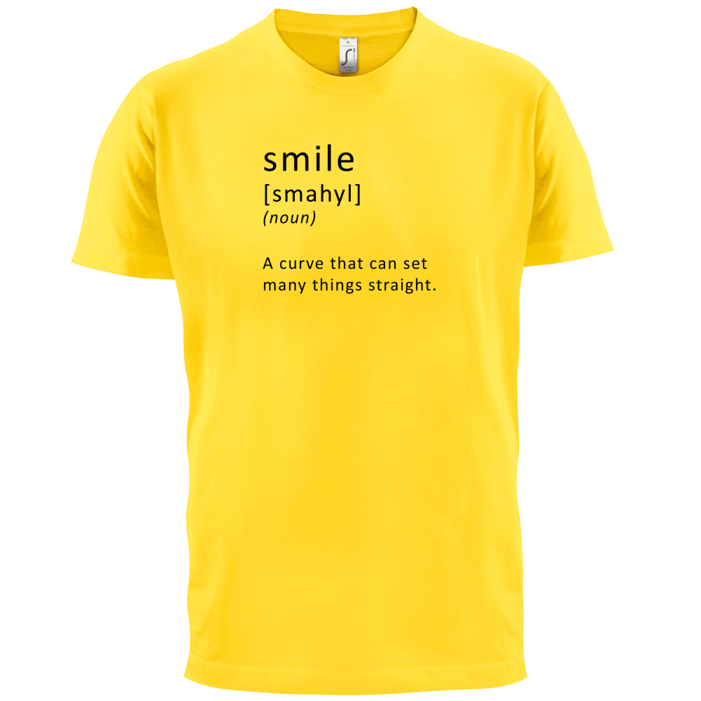 Funny Definition Smile T Shirt