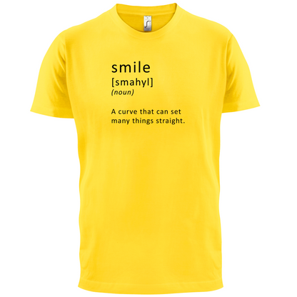 Funny Definition Smile T Shirt