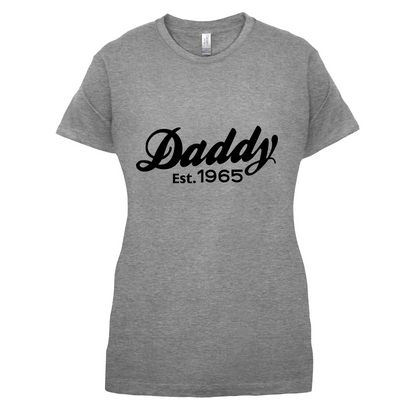 Daddy Est. Custom Year T Shirt