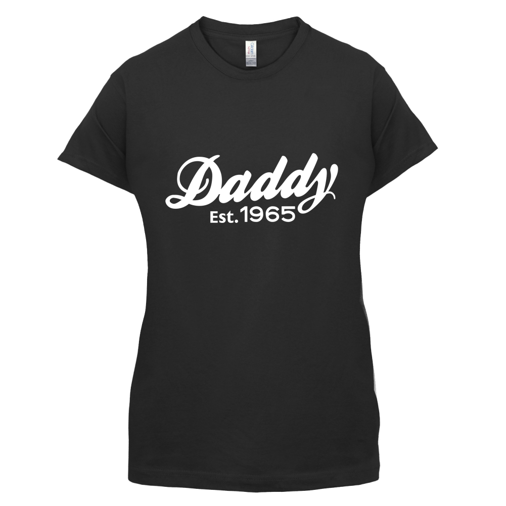 Daddy Est. Custom Year T Shirt