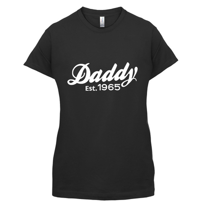 Daddy Est. Custom Year T Shirt