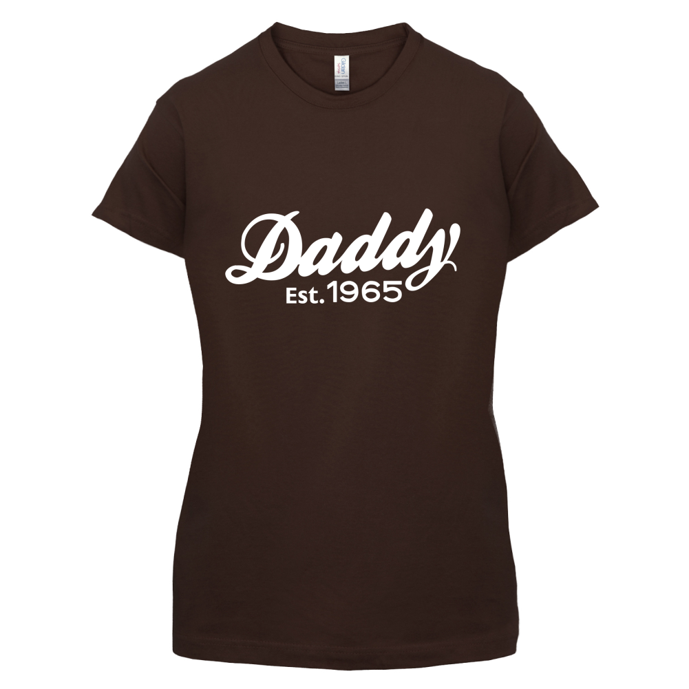 Daddy Est. Custom Year T Shirt
