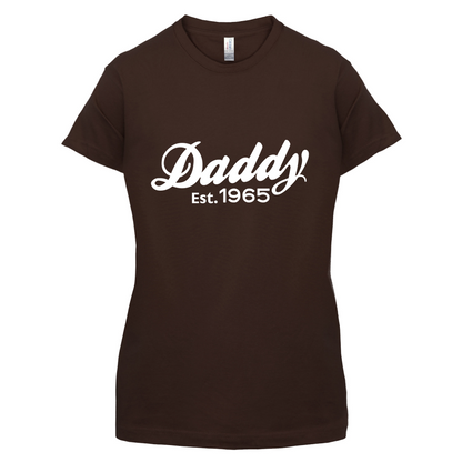 Daddy Est. Custom Year T Shirt