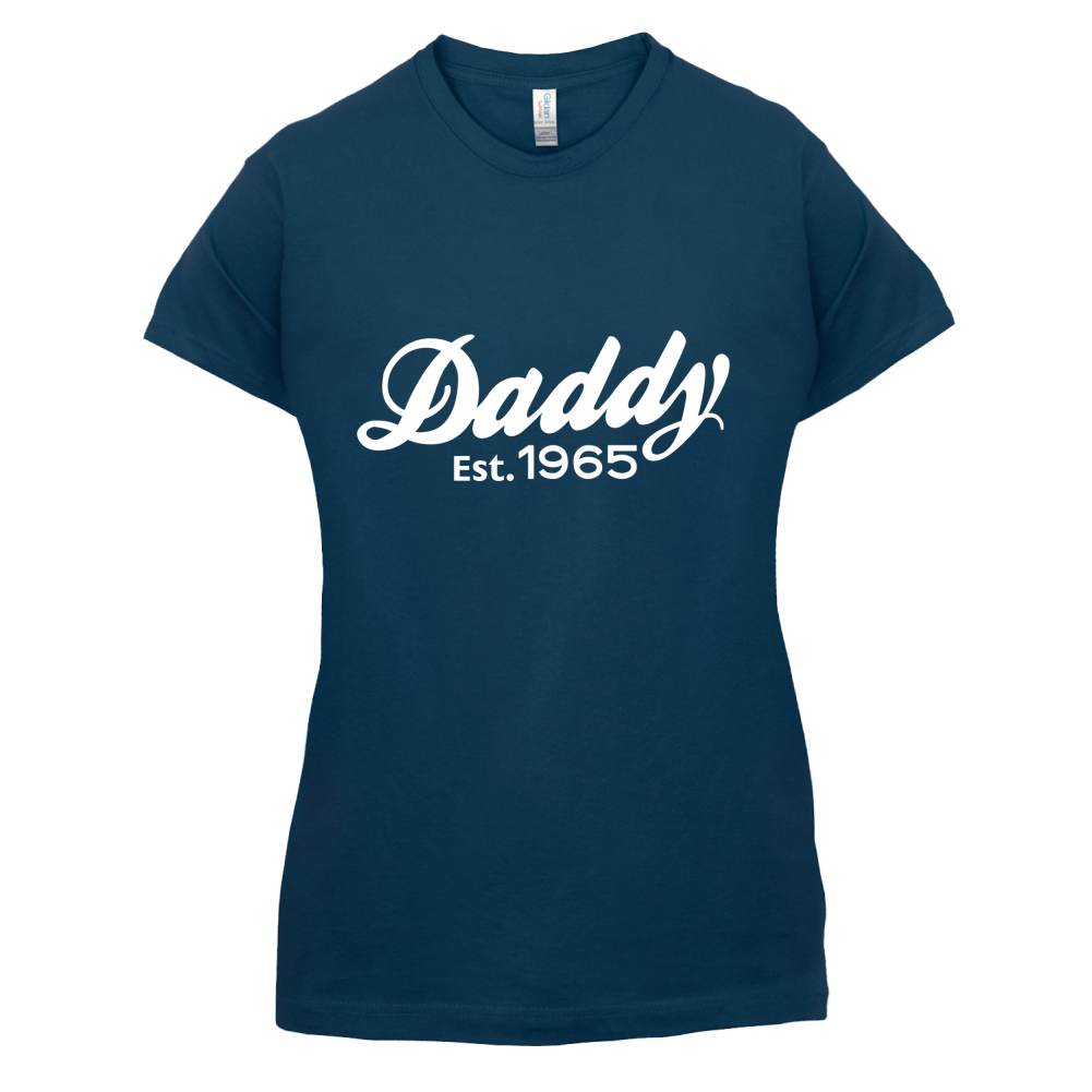 Daddy Est. Custom Year T Shirt