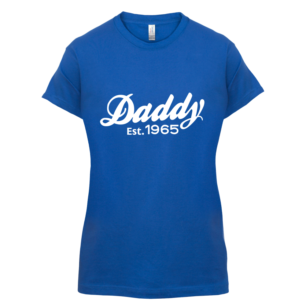 Daddy Est. Custom Year T Shirt