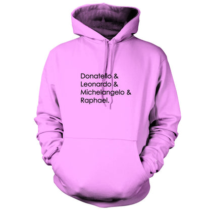 Ninja Turtle Names T Shirt