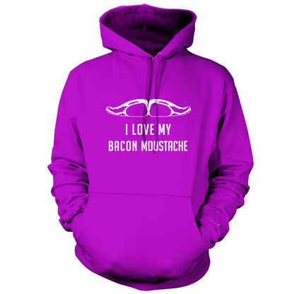 I Love My Bacon Moustache T Shirt