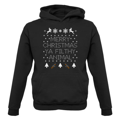 Merry Christmas Ya Filthy Animal Kids T Shirt
