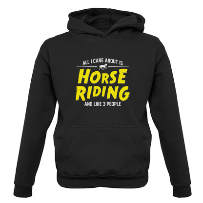All I Care About Is Horse Riding Kids T Shirt
