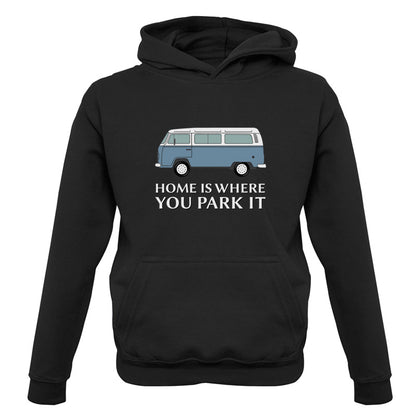 Home Is Where You Park It Kids T Shirt