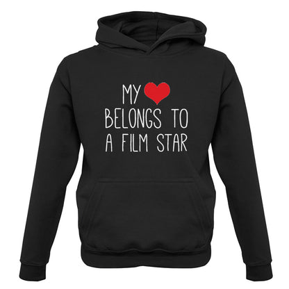 My Heart Belongs To A Film Star Kids T Shirt