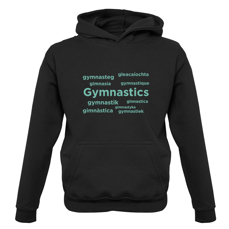 Gymnastics Language Kids T Shirt