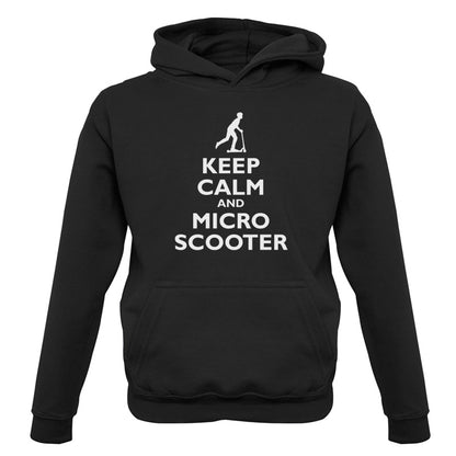 Keep Calm and Micro Scooter Kids T Shirt