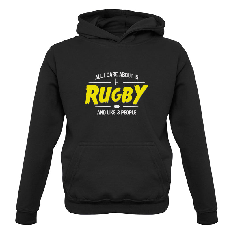 All I Care About Is Rugby Kids T Shirt