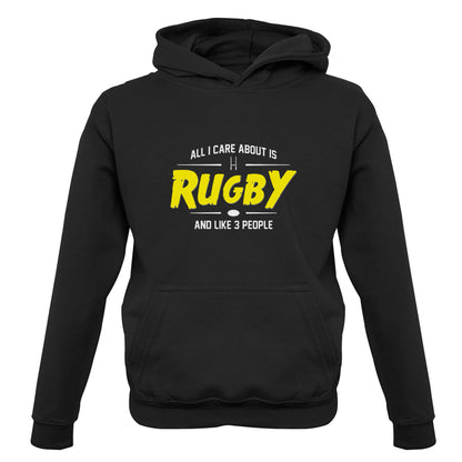 All I Care About Is Rugby Kids T Shirt