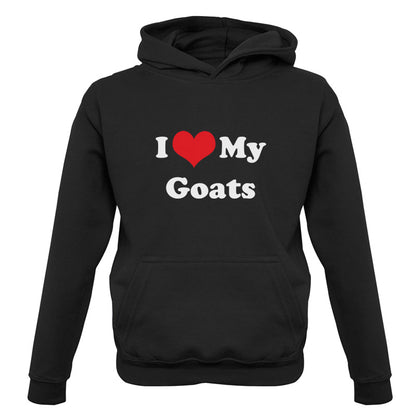 I Love My Goats Kids T Shirt