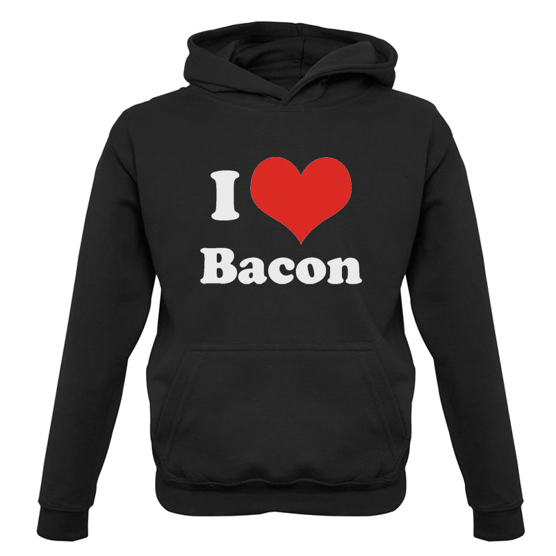 I Love Bacon Kids T Shirt