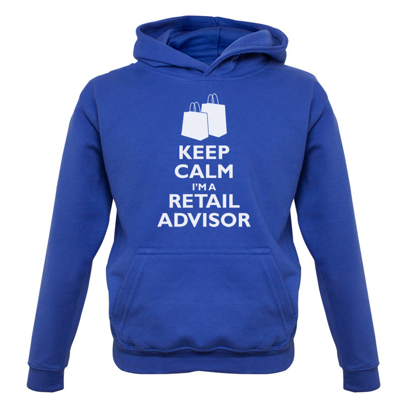 Keep Calm I'm A Retail Advisor Kids T Shirt