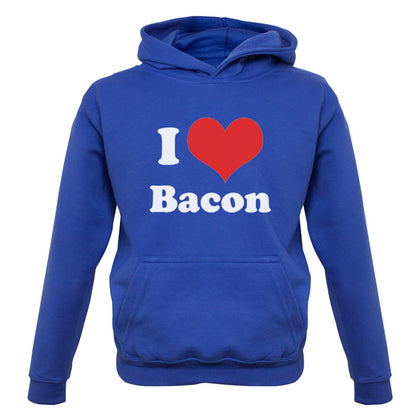 I Love Bacon Kids T Shirt