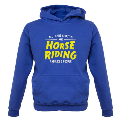 All I Care About Is Horse Riding Kids T Shirt