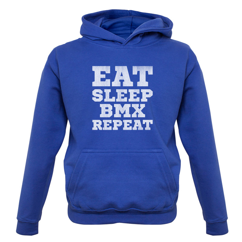 Eat Sleep BMX Repeat Kids T Shirt